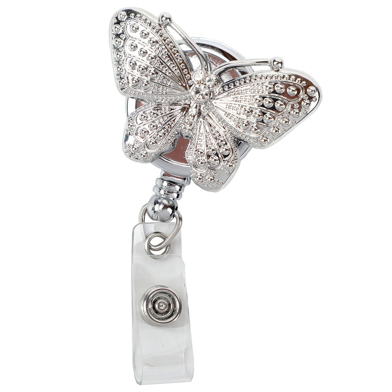 Butterfly Retractable ID Badge Reel boojeebeads.
